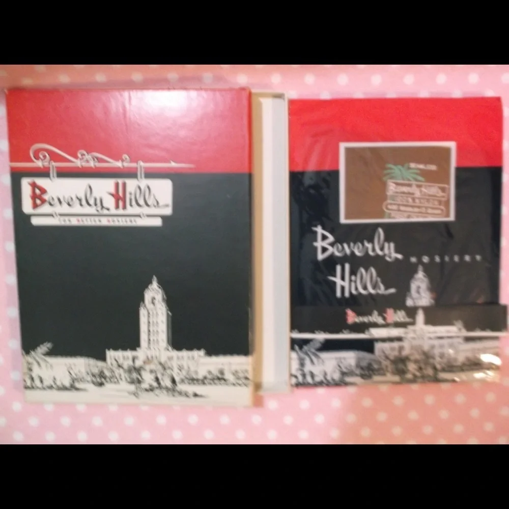 Vintage “Beverly Hills” 1940’s Nylon Hosiery 3 pr